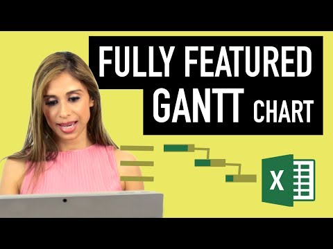 How to Make a Gantt Chart in Excel with Progress Bars (actual, planned & percentage completed)
