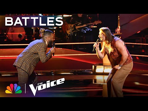 Dustin Dale Gaspard and Revel Day Rock Out on Hozier's "Too Sweet" | The Voice Battles | NBC