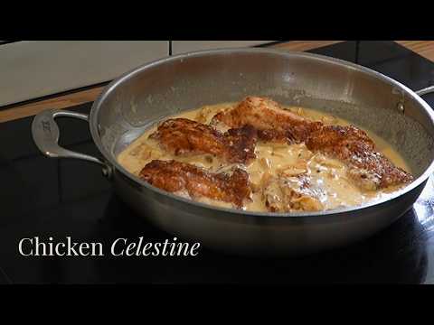 Chicken Celestine | A Beautiful Dish with Apples & Almonds