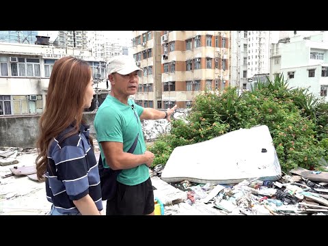 東張西望丨油麻地三無大廈天台垃圾堆積十年 單位業主求助無門｜油麻地｜三無大廈｜天台垃圾｜求助無門｜陳曉彤
