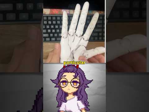 Drawing the shape of the thumb