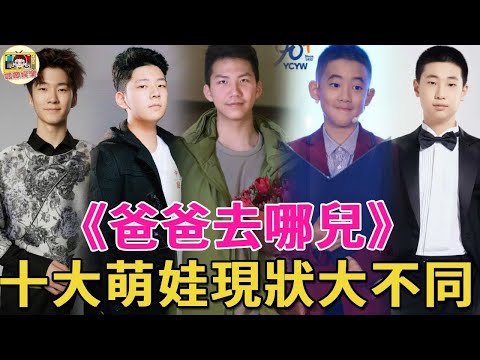 ”Dad where to go” 10 big cute baby status quo! Three men have grown into 180 macho men  one was alm