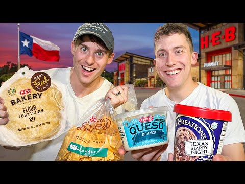 Two Brits visit Texas’ Biggest Grocery Store!
