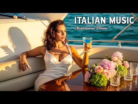 Italian Vibes & Mediterranean Romantic Music🎶 2+ Hours Scenic Amalfi Coast & Lake Como Relaxation 4K