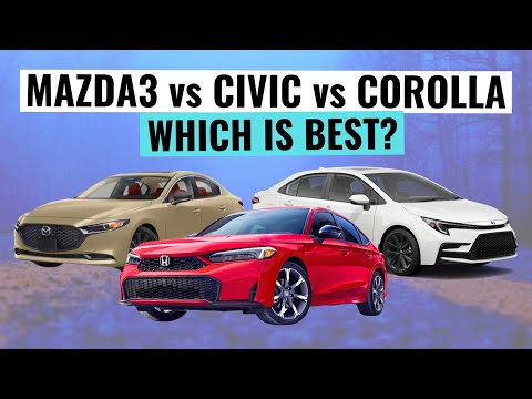 2025 Mazda 3 VS Honda Civic VS Toyota Corolla || Which Is Best?