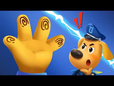Unique Fingerprints | Fun Story | Detective Cartoon | Sheriff Labrador | BabyBus TV