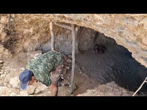 Building to survive: Transforming an old cave into a cozy and comfortable shelter