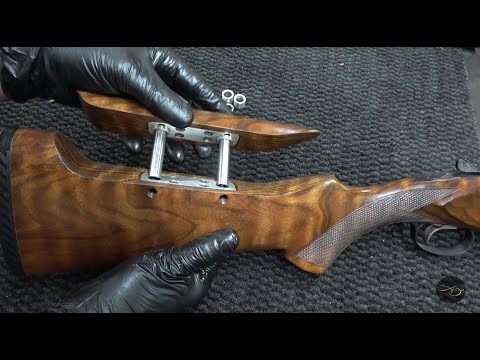 Réalisation d’un busc réglable hauteur & dérive sur Winchester Select Sporting Black, cal 12/76.