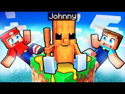 I Pretended to be a BABY BRAINROT on One Block in Minecraft…