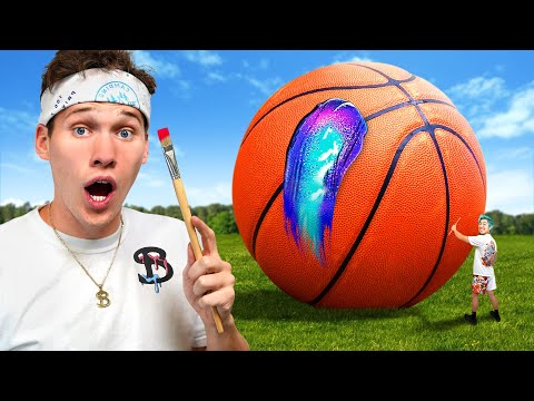 Customizing the World’s Largest Basketball (ft. ZHC)