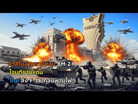 บ่อนพนันอำพราง BM-21 โจมตีชายแดน! ไทยส่ง F-16 โจมตี 'พายุเพลิง' ถล่มฐานทัพปลอมราบ