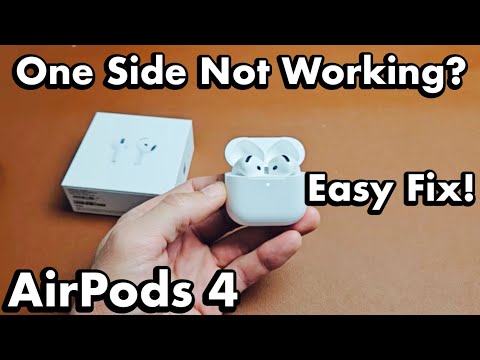AirPods 4: One Side Not Working? Easy Fixes!