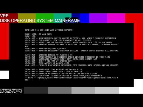 VRF DISK OPERATING SYSTEM MAINFRAME - CURIOSITY BREACH
