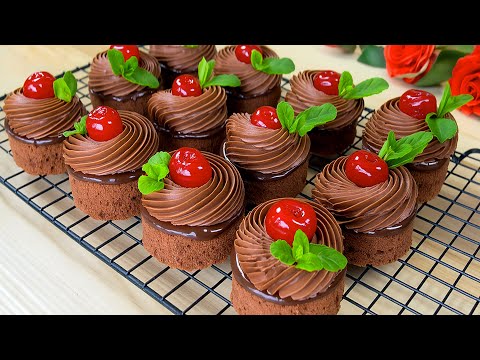 Make DELICIOUS Cherry Chocolate Desserts in 10 minutes! 🧁