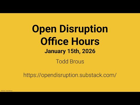 Office Hours - 20260115