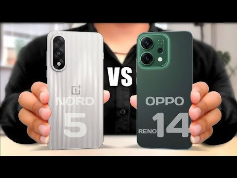 Oppo reno 14 vs OnePlus Nord 5 - full Comparison 2025 ||  which one buy? #30k #bestphone2025 