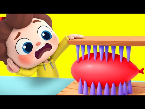 Balloon Pop Song | Educational | Learn Science for Kids | Nursery Rhymes & Kids Songs | BabyBus