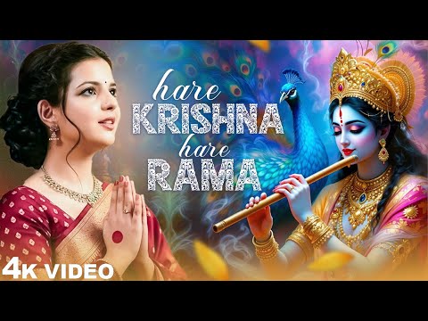 Hare Krishna Hare Rama Mantra |  Powerful Krishna Bhajan | Peaceful Meditation  | Best Bhakti Song
