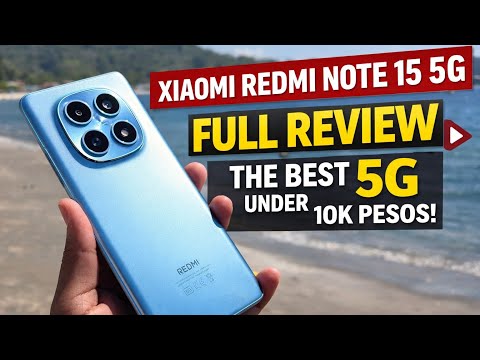 XIAOMI REDMI NOTE 15 5G FULL REVIEW: THE BEST 5G UNDER 10K PESOS! GREAT CAMERA, POWERFUL CHISPET!