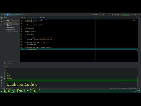 Python 3 Tutorial 3: List / Dict + "for"