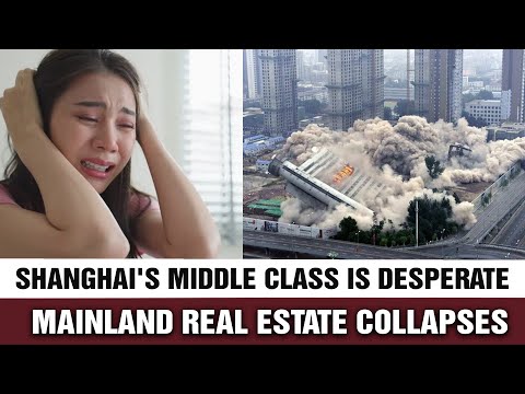 Rich Chinese People Line Up Overnight to Flee Abroad, While China’s Real Estate Market Crashes.