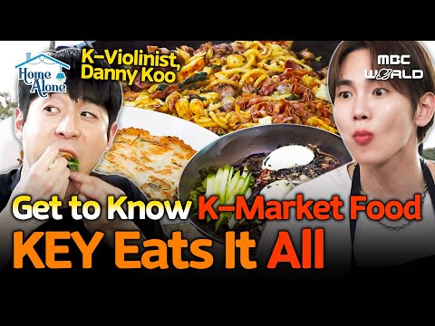 [Sub] KEY & Danny Koo's Korean Market Tour & Two Friends Amazed by Korean Chicken Dishes #KEY #KFOOD