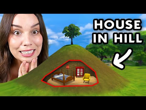I built a house in a hill again! The Sims 4