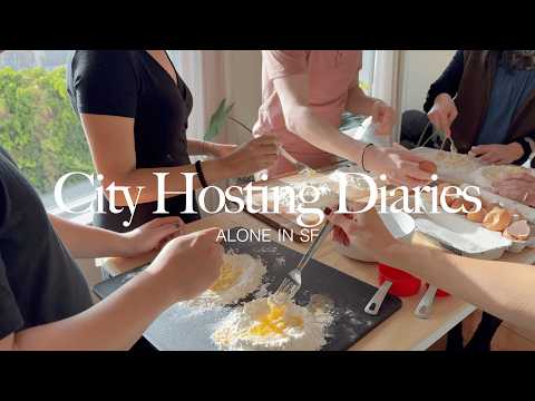 Hosting Friends in My Tiny SF Apartment | Solo Living Diaries