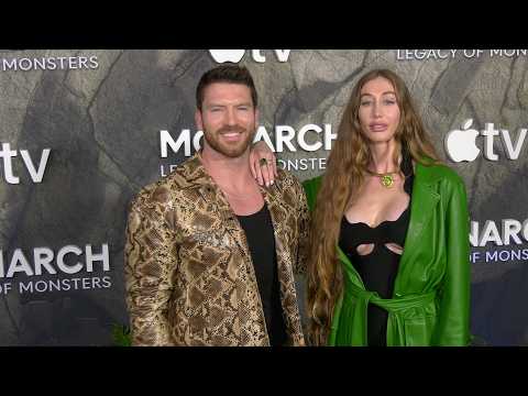 Jesse Kove and Shelby Smith attend the world premiere of Apple's "Monarch: Legacy of Monsters" S2