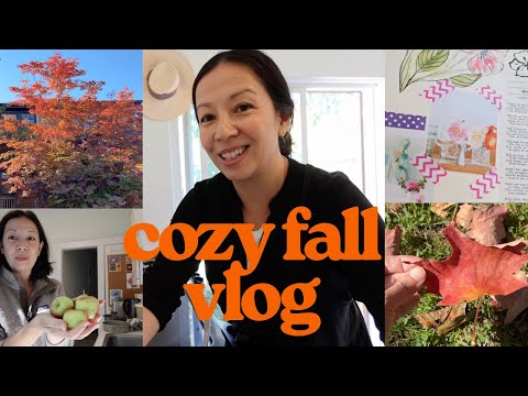 I Try Collage For The First Time 🍁 Autumn Collage Art, Baking & the BEST Apple Cake Recipe!