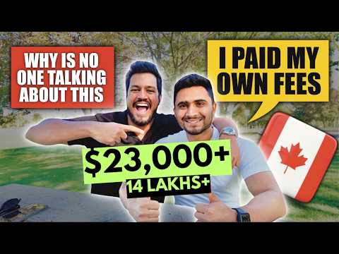 HOW I PAID MY FEES MYSELF WHILE STUDYING IN 🇨🇦 CANADA ? STEP-BY-STEP EVERY DOLLAR BREAKDOWN