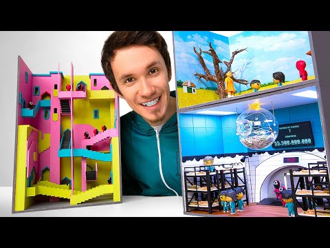 Diorama nach der Fernsehserie Squid Game