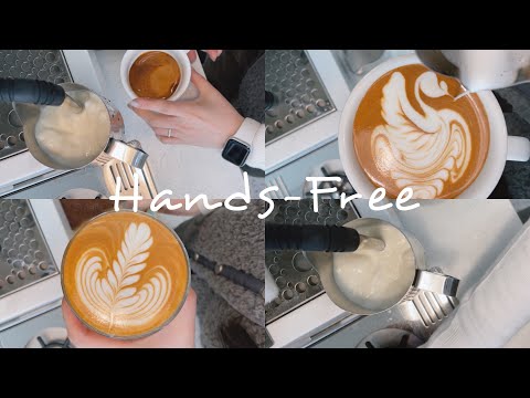 BARISTAJOY ☕️ Hands-Free Milk Steaming for Latte Art