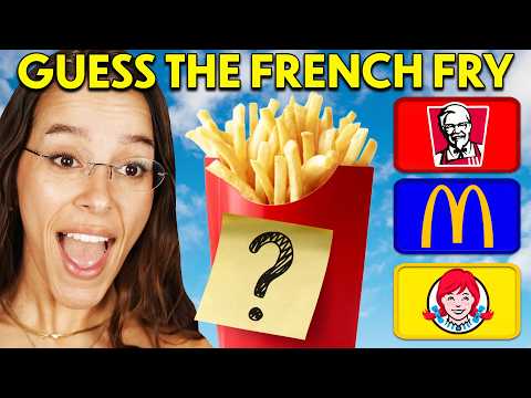 Guess The Fast Food Challenge