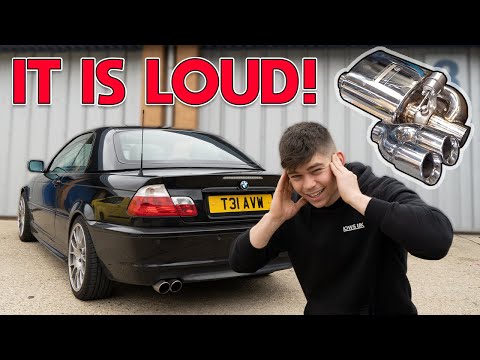 FITTING AN *INSANE* VALVED EXHAUST TO THE BUDGET BMW E46!