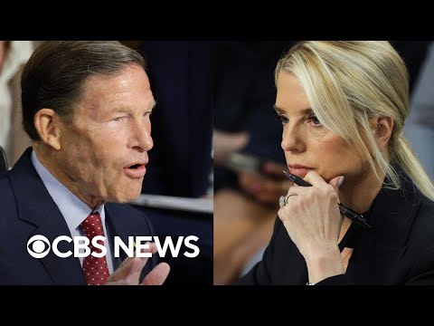 Watch: Blumenthal asks Bondi about conversations with Trump before Comey's indictment