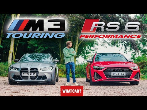 NEW Audi RS6 vs BMW M3 Touring review – what's the best super estate? | What Car?