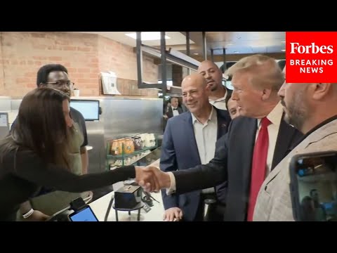 WATCH: Trump Meets With Voters At Coffee Shop In Dearborn, Michigan