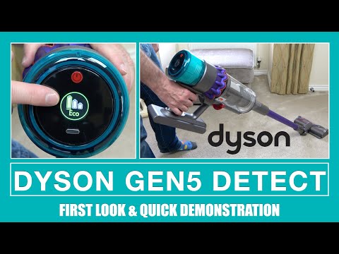 Dyson Gen5 Cordless Vacuum Cleaner First Look & Quick Demonstration