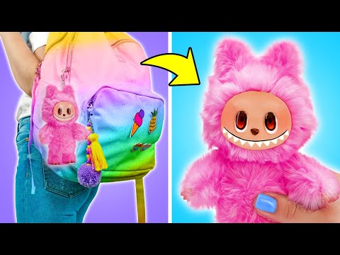 My Secret Labubu Hot Glue Monster LORE! ✨ Easy & Fun Full Tutorial