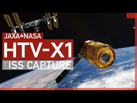 Watch LIVE as NASA and JAXA Capture and Dock the HTV-X1 with the ISS