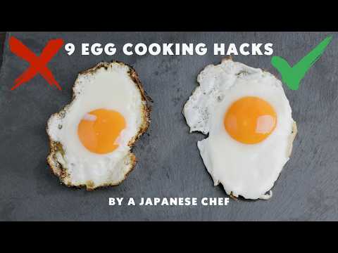 How many do you know?! | 9 Egg cooking tips!