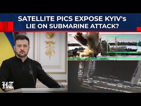 Satellite Pics Expose Zelensky's Lie On 'World-First Drone Attack On Submarine'? No Damage?| Russia