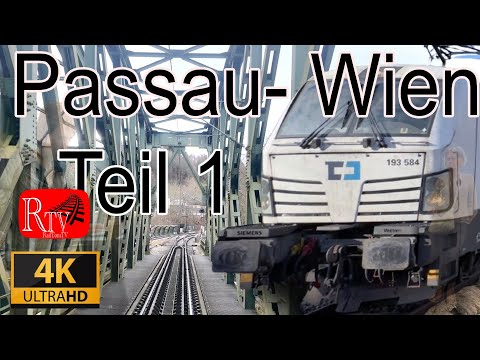 Führerstandsmitfahrt / Passau - Wien Teil 1  / 1012.2024