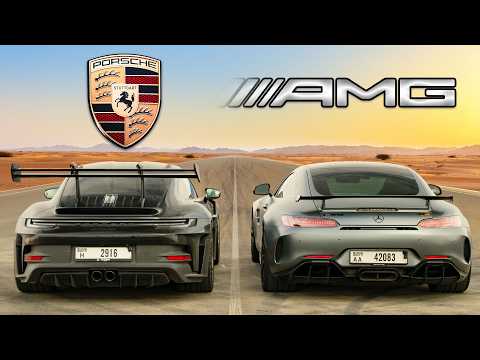 911 GT3 RS v AMG GT R: DRAG RACE