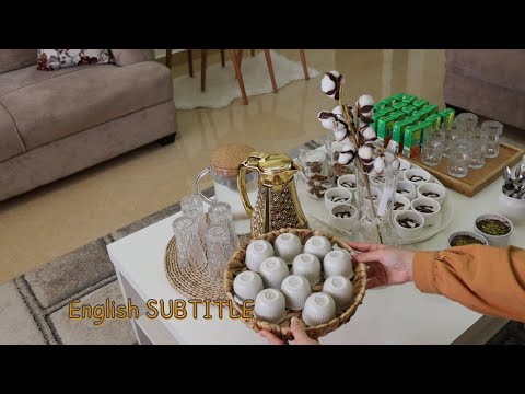 استقبلتهم بالقهوة السعودية والبخور🧁💛| +فطور البوليفارد وقهوة عطلة الأسبوع☕️💛