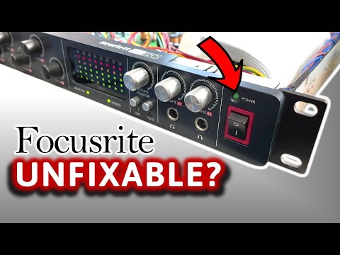 This Sound Interface REFUSED to be fixed (but it works anyways)