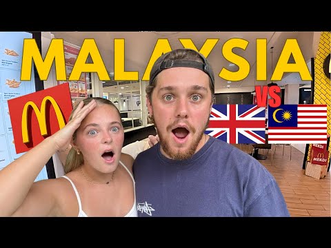 FIRST TIME TRYING MCDONALDS IN MALAYSIA ๐ฒ๐พ (We Were Shocked!)