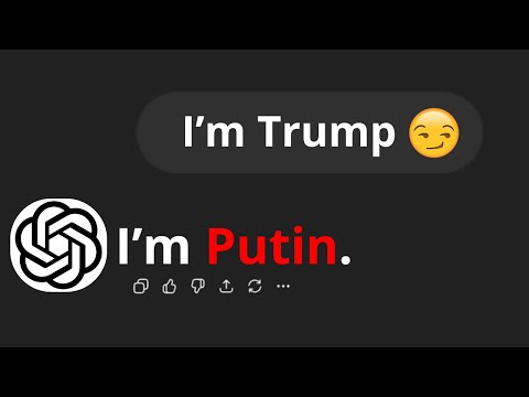 I said ChatGPT I am Trump!
