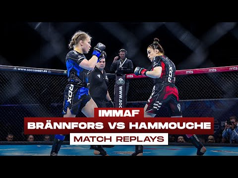 Sani Brännfors vs. Lina Hammouche | FULL FIGHT | 2025 IMMAF European Championships